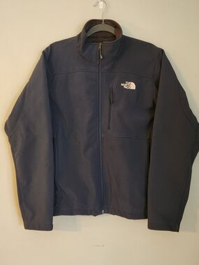 The North Face Men’s Navy Softshell Jacket - Zip Front